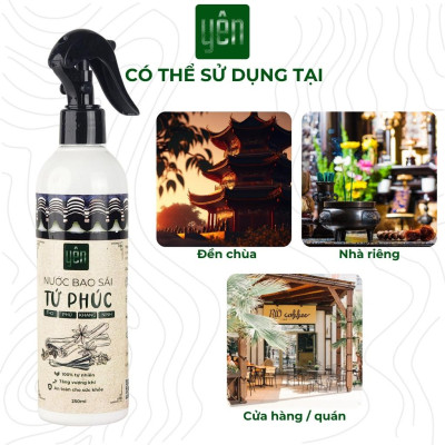Nước Bao Sái Tứ Phúc Yên Làm Sạch Bàn Thờ Lau Vệ Sinh Đồ Thờ Cúng Thu Hút Tài Lộc