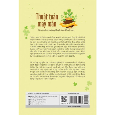 Sách Thuật toán may mắn: Cách thu hút những điều tốt đẹp đến với bạn  - MCBOOKS - BẢN QUYỀN