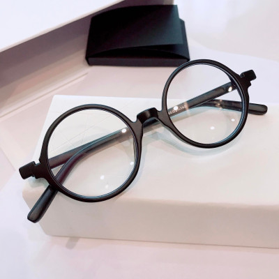 Kính Mắt Chống Ánh Sáng Xanh, Uv Dáng Tròn Nhỏ Gọng Nhựa Cho Nam và Nữ 