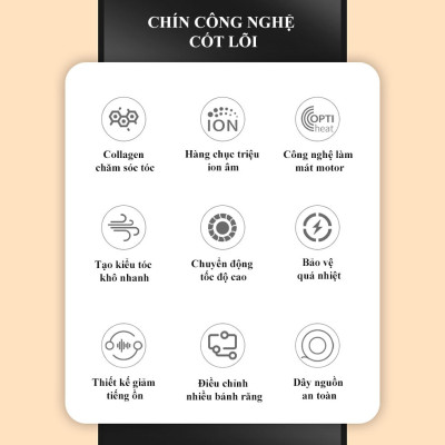 Máy sấy tóc SOKANY công suất 2400W, lực mạnh nhanh khô tóc trong thời gian ngắn, không bị xơ tóc, rát tay - 911 - HÀNG CHÍNH HÃNG - DELIYA