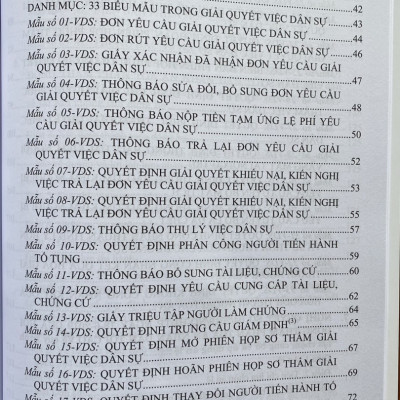 Hệ Thống Các Nghị Quyết Của Hội Đồng Thẩm Phán, Toà Án Nhân Dân Tối Cao Về Dân Sự Và Tố Tụng Dân Sự Từ Năm 1990 Đến 2023