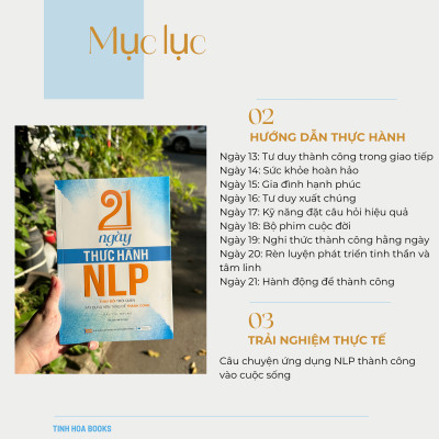 21 Ngày thực hành NLP - Thay Đổi Thói Quen, Xây Dựng Nền Tảng Để Thành Công ( Tái bản )