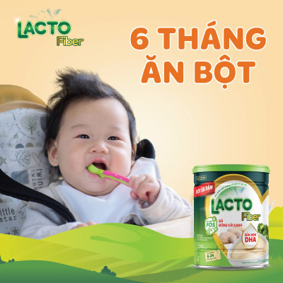 Bột Ăn Dặm Cao Cấp Lacto Fiber 320g 
