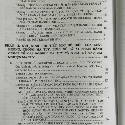 Sách Quy Định Chi Tiết Thi Hành Luật Phòng Chống Ma Tuý – Luật Xử Lý Vi Phạm Hành Chính về Cai Nghiện Ma Tuý - V2436A