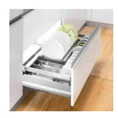 GIÁ BÁT ĐĨA INOX ĐÁY ĐẶC GẮN CÁNH EURONOX EU1.B70M - HÀNG CHÍNH HÃNG