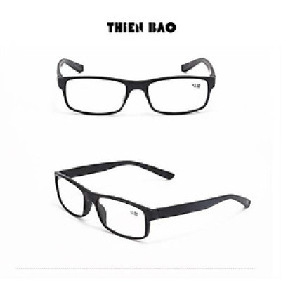 Kính lão thị , viễn thị loại cao cấp Đen Nhám cực đẹp, tròng chuẩn độ NAM NỮ Nhật bản loại I KVD034 hàng đẹp TR90