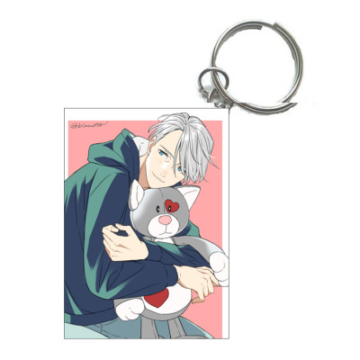 Móc khóa Yuri!!! On Ice COMBO 5 móc ảnh khác nhau ( mẫu giao ngẫu nhiên )