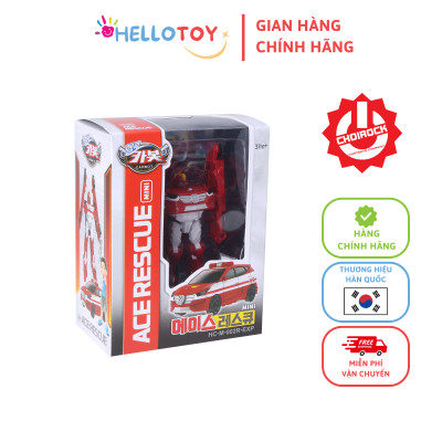 Đồ Chơi Mô Hình Lắp Ráp Xe Hơi Biến Hình HELLO CARBOT Mini Ace Recuse