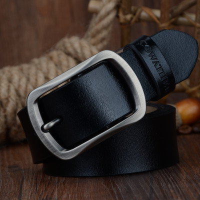 Thắt Lưng Da Bò Chính hãng COWATHER XY002 Đen