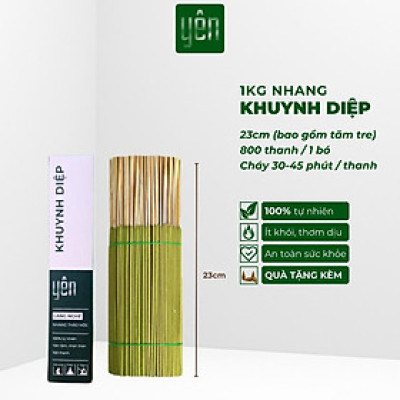 Nhang Khuynh Diệp Sạch 0.5kg Giá Sỉ Loại 23-30-40cm 400-350-250 Thanh Yên 100 % Tự Nhiên Thờ Cúng Thư Giãn
