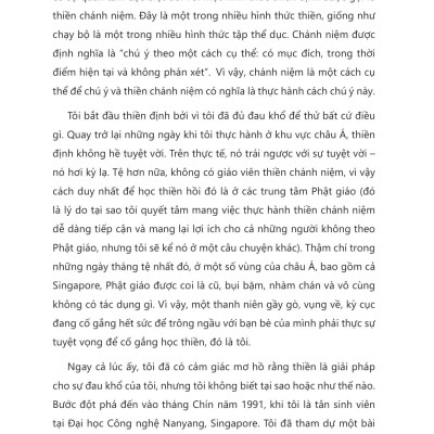 Thiền Không Khó Dù Đời Gian Khó - Dùng Sự Im Lặng Để Thay Đổi Thế Giới