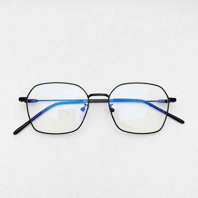 Gọng Kính cận, Kính giả cận Mắt vuông kim loại tăm Hàn Quốc cho Nam và nữ + tặng tuavit Kính xinh mini đa năng