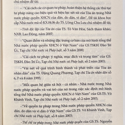 Sách - Hệ Thống Tòa Án Trong Nhà Nước Pháp Quyền