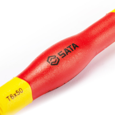 Tua vít nhỏ chính xác T15 * 50mm cách điện 1000V VDE SATA 63904