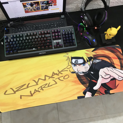 Miếng Lót Chuột, Bàn Di Chuột, mouse pad anime Naruto cỡ lớn  hàng chính hãng
