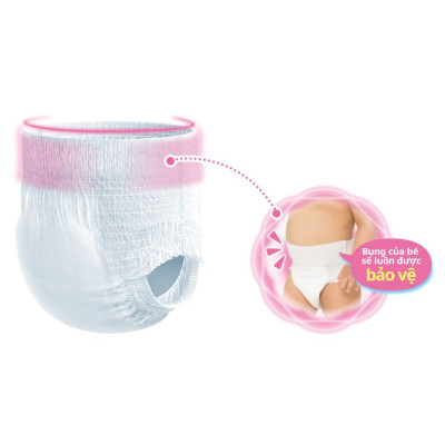 (Combo 2)  Bỉm - Tã Quần Moony Blue (bé gái) size XXL 26 miếng (Cho bé 13-28kg)