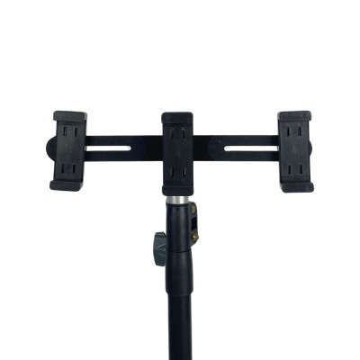 Combo Gậy livestream Cao cấp + Thanh 3 kẹp điện thoại - Phụ kiện gắn được 3 điện thoại để livestream, quay video - Hàng chính hãng