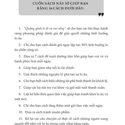 Sách - Quẳng Gánh Lo Đi & Vui Sống - Khổ Lớn, Tái Bản 2024 - Bìa Đỏ