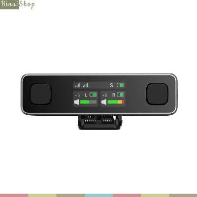 Ulanzi AM18 - Micro Cài Áo Không Dây Kênh Đôi Cho Máy Ảnh, Điện Thoại, Bộ Nhớ Trong 8GB, Thời Lượng Pin 20 Giờ - Hàng chính hãng