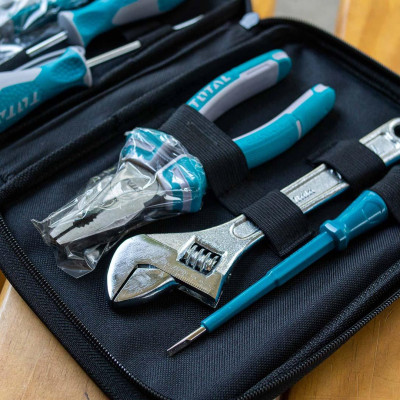 BỘ 8 DỤNG CỤ CẦM TAY TOTAL THKTHP90086 - HÀNG CHÍNH HÃNG