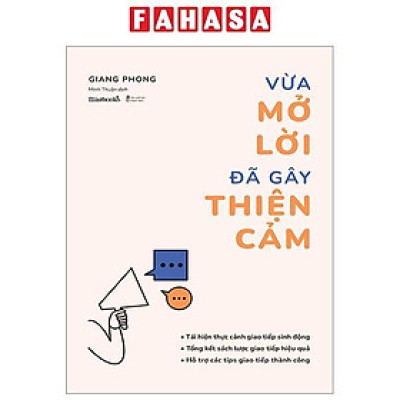 Sách - Vừa Mở Lời Đã Gây Thiện Cảm