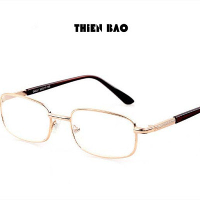 Kính lão thị, viễn thị trung niên tròng Thủy tinh chống xước KVN16 hàng đẹp toàn viền vàng GOLD Nam nữ loại I