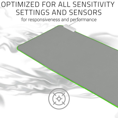 Razer Goliathus Extended Chroma Thảm lót chuột chơi game mềm cung cấp bởi Razer Chroma (Mercury/Quartz) - Hàng nhập khẩu
