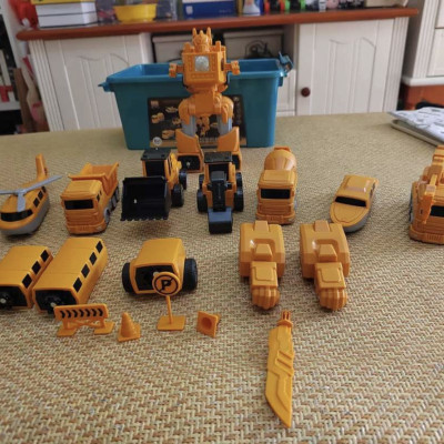 Bộ nam châm lắp ghép ô tô máy bay robot Cao Cấp 35 chi tiết - Đồ chơi cho bé