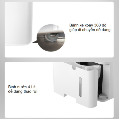 Máy hút ẩm thương hiệu Philips DE3203/00, công suất 395W, diện tích sử dụng 63m2 - Hàng chính hãng