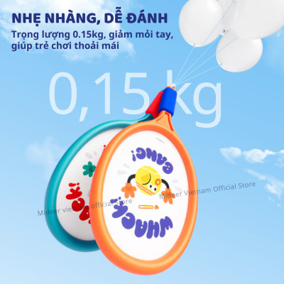 Vợt cầu lông cho trẻ em vợt tennis Mideer Kids Entry-Level Racket 2 in 1 Đồ chơi thể thao cho bé
