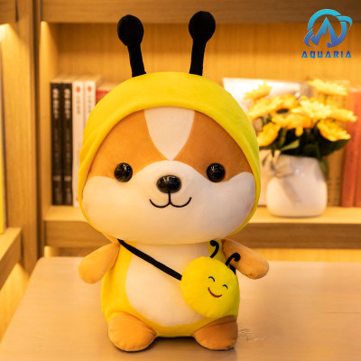 Thú Bông Chó Shiba Hóa Trang Cosplay Ngộ Nghĩnh 25cm Quà Tặng Siêu Dễ Thương