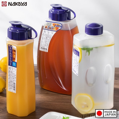 Bộ 2 bình nhựa có nắp đậy chịu nhiệt cao cấp với dung tích 2000ml - Hàng Nội Địa Nhật