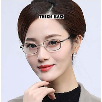 Kính lão thị, viễn thị toàn viền kim loại NAM NỮ Bạc silver PUMA01 tròng phản quang chuẩn độ cao cấp chống mỏi