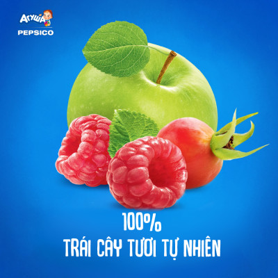 Thùng 10 Gói Trái cây nghiền vị táo, mâm xôi và tầm xuân Agusha 90g/gói dành cho bé từ 6 tháng trở lên
