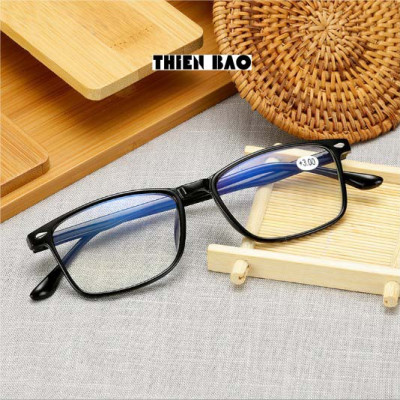 Kính thời trang 0 độ chống as xanh, lọc sáng Nam nữ bảo vệ mắt hàng đẹp tròng Nhật KV301