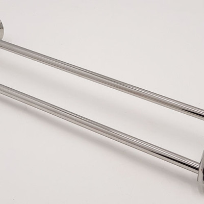 Máng treo khăn đôi cong Inox SUS 304 Eurolife EL-B3 (Trắng bạc)