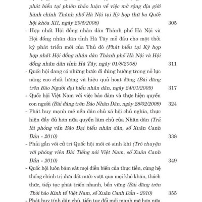 Quốc Hội trong tiến trình đổi mới đáp ứng yêu cầu xây dựng, hoàn thiện nhà nước pháp quyền xã hội chủ nghĩa ở Việt Nam - bản in 2024