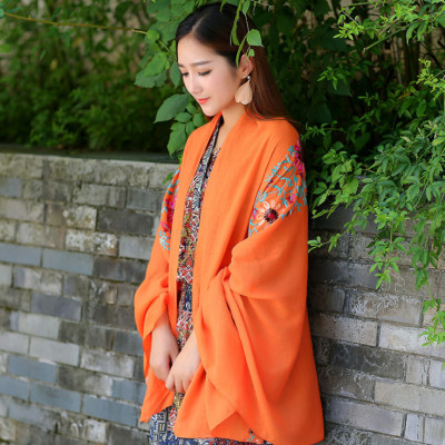 Khăn choàng thêu đa năng phong các vintage dễ thương SKC52