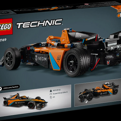 Đồ Chơi Lắp Ráp Xe Đua Thể Thao Neom Mclaren E - Neom Mclaren Formule E Race Car - Lego Technic 42169 (452 Mảnh Ghép)