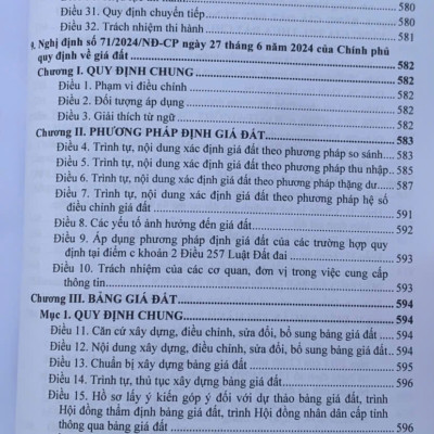 Luật Đất Đai hệ thống các văn bản quy định chi tiết thi hành