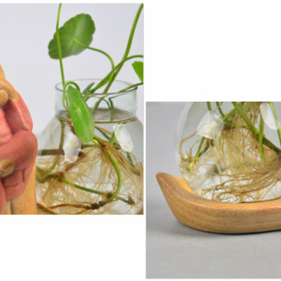 Bộ 4 tượng chú tiểu 4 không kèm lọ hoa - Hàng chính hãng