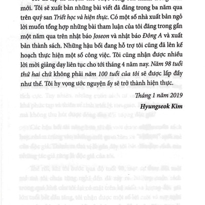 Sống Trăm Năm Và Tôi Nhận Thấy…