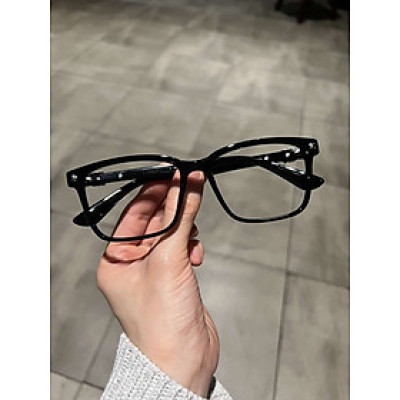 Kính Mắt vuông gọng họa tiết nhựa dẻo cao cấp