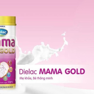 Bộ 2 Lon Sữa bột Vinamilk Dielac MaMa Gold hương Vani lon 900g
