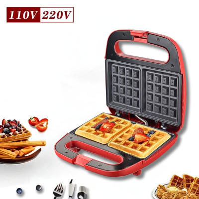 Máy nướng ép bánh SOKANY công suất lớn 750W tích hợp 2 mặt chống dính teflon giúp bánh chín nhanh chóng vô cùng tiện ích - HÀNG CHÍNH HÃNG