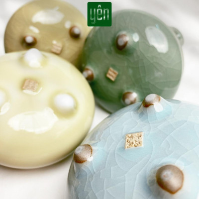 Bát Hương Bát Nhang Thảo Mộc Yên Bằng Sứ Cao Cấp Cao 5cm Size Vừa Màu Sắc Phong Thủy Trang Trí Bàn Thờ Dâng Hương