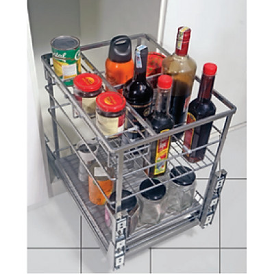 Kệ Đựng Gia Vị Hợp Kim Sơn Nano Grob - Hàng Chính Hãng