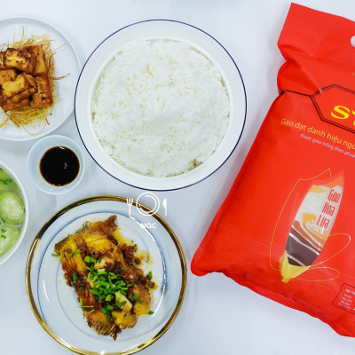 Gạo ST25 Hoa Lúa túi 5kg - Dẻo nhiều, mềm cơm, hương thơm đặc trưng