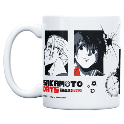 Ly Sứ Sakamoto Days - Sunrisepop SDAC039 - Màu Trắng