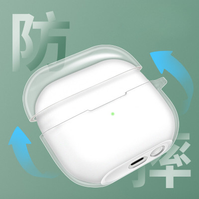 Bao case TPU trong suốt cho Samsung Galaxy Buds 3/ Buds 3 Pro kèm móc treo_ Hàng chính hãng